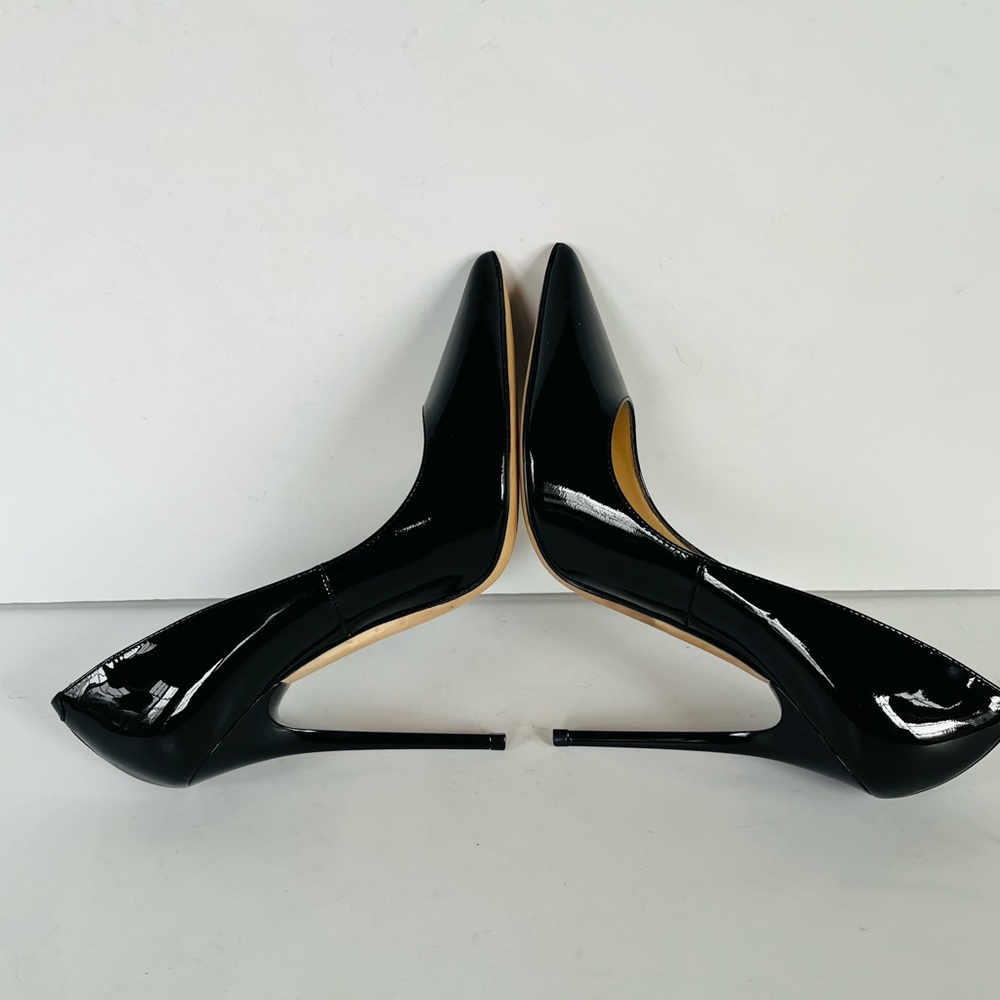 Jimmy Choo black patent leather Anouk heels 37.5 - Picture 12 of 16